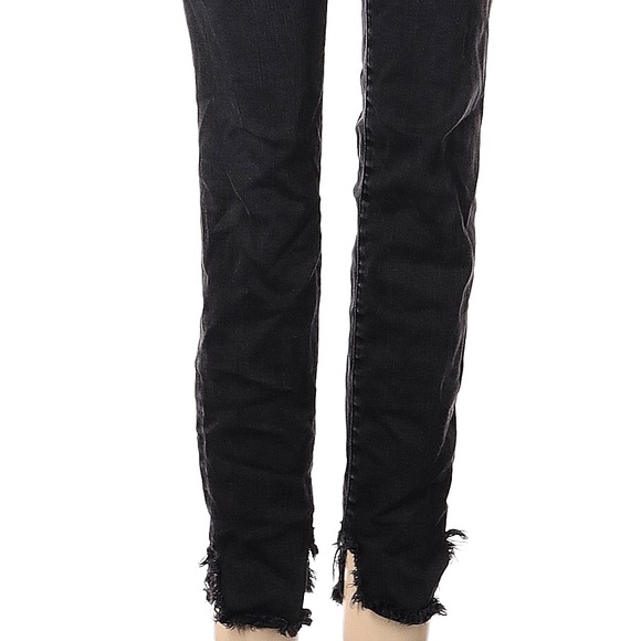Frame Denim Le High Skinny Petal Hem in Harrington wash Gray Sz 26 - Picture 6 of 11